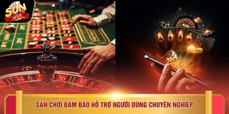 Sân chơi đảm bảo hỗ trợ người dùng chuyên nghiệp